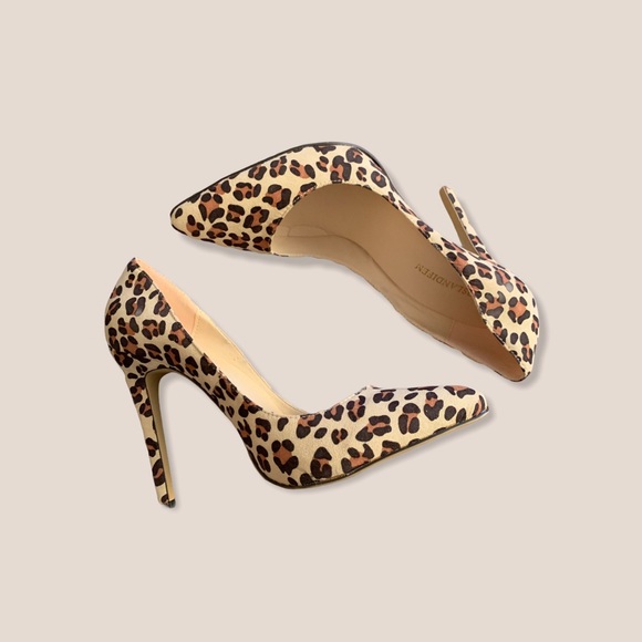 New Leopard Print High Heel Pointed Toe Shoes - Picture 5 of 13
